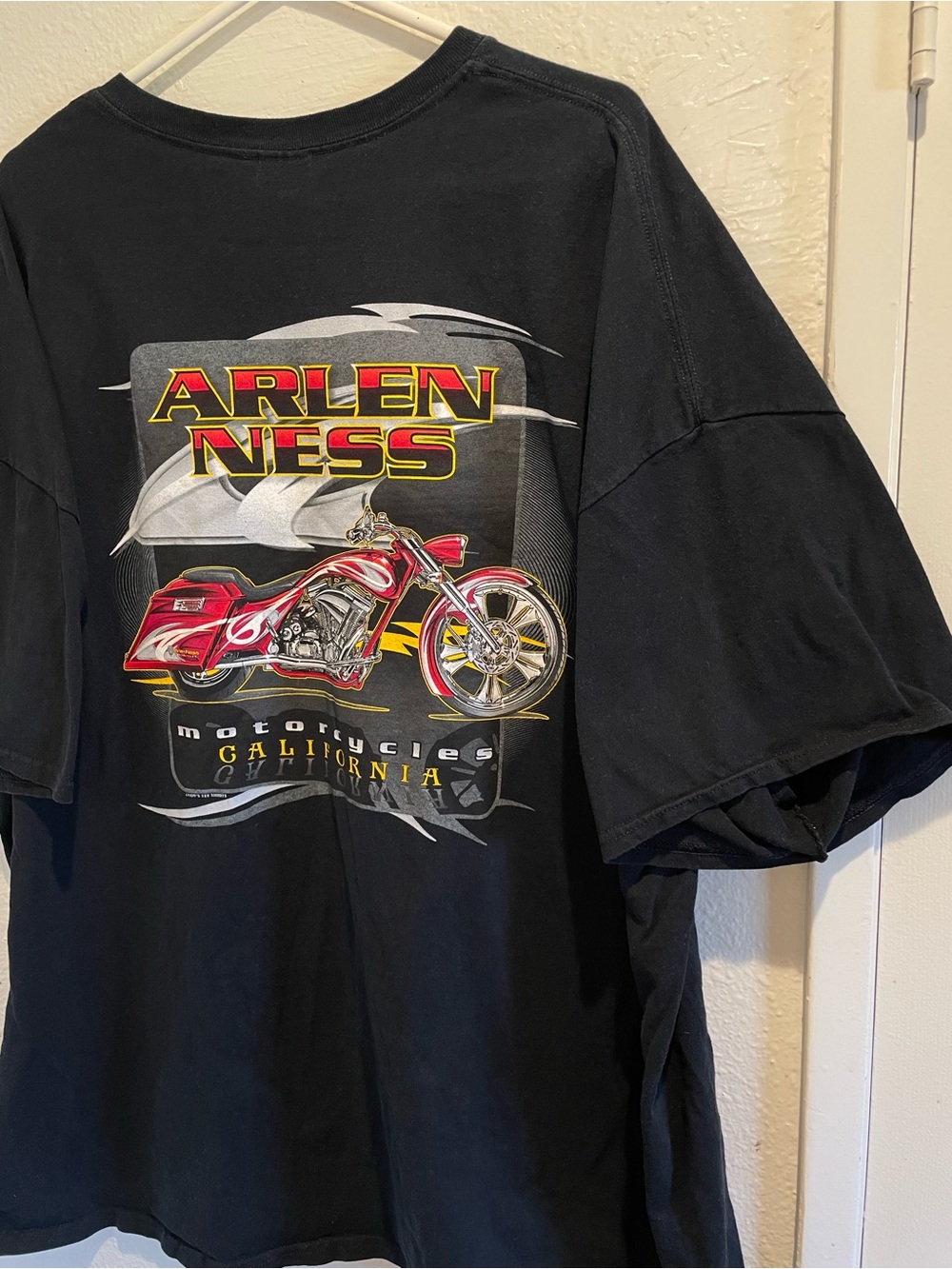 Arlen Ness Motorcycles Graphic T-Shirt • Men's Size 4XL • Heavyweight Black 🔥 - Picture 7 of 9